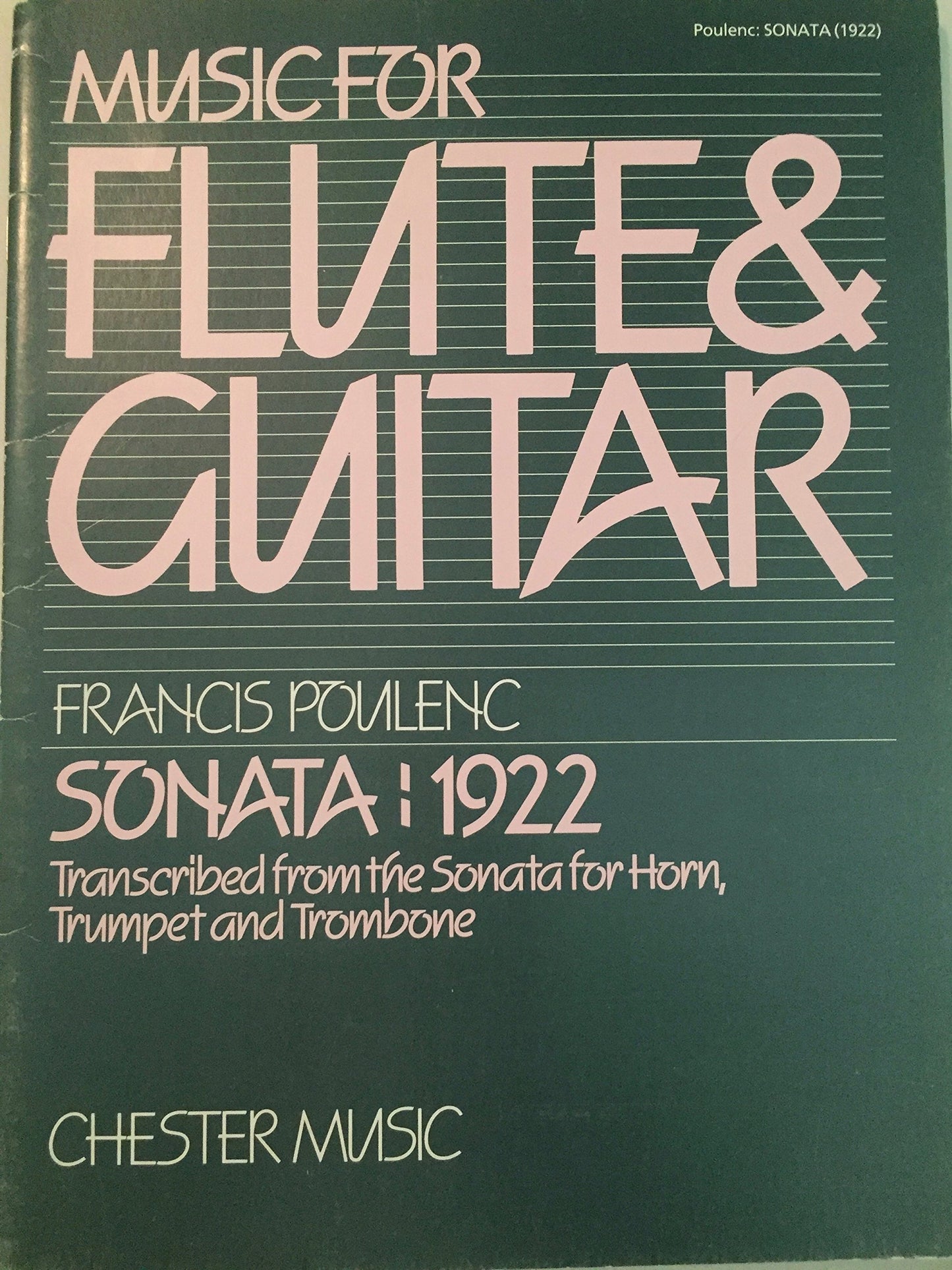 Poulenc: Sonata For Flute And Guitar
