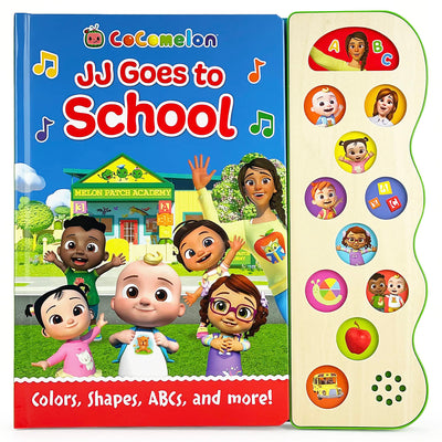 CoComelon: JJ Goes to First Day of School - Children's Song and Sound Board Book