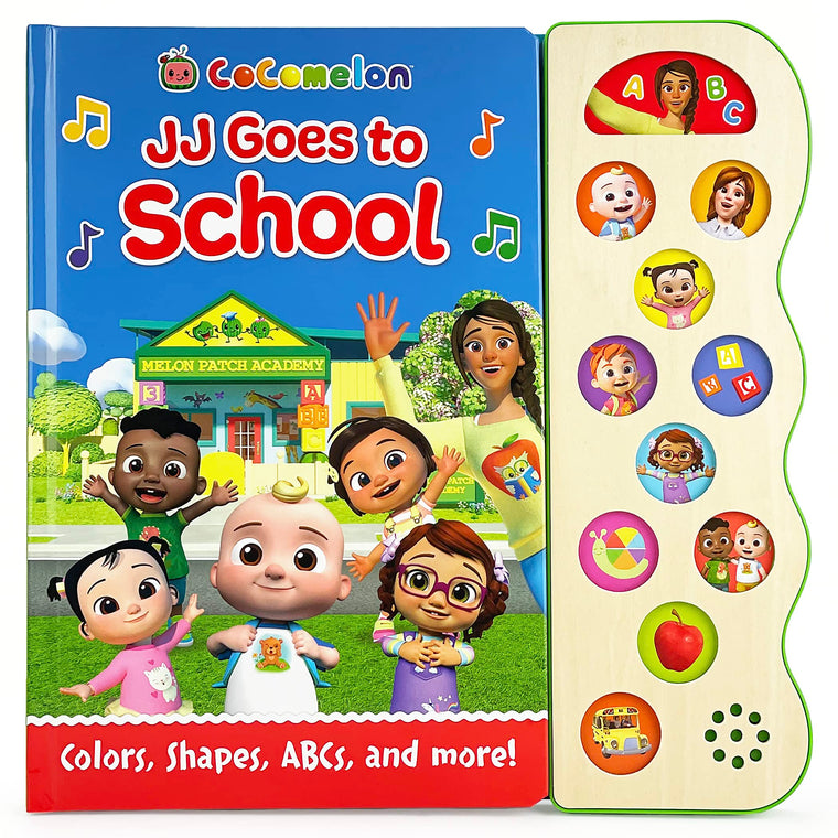CoComelon: JJ Goes to First Day of School - Children's Song and Sound Board Book