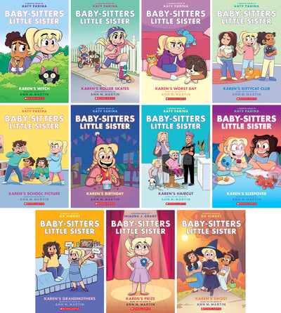 Baby-Sitters Little Sister (11 Books) Graphic Novels Series Set (Graphix) (Books 1-11)