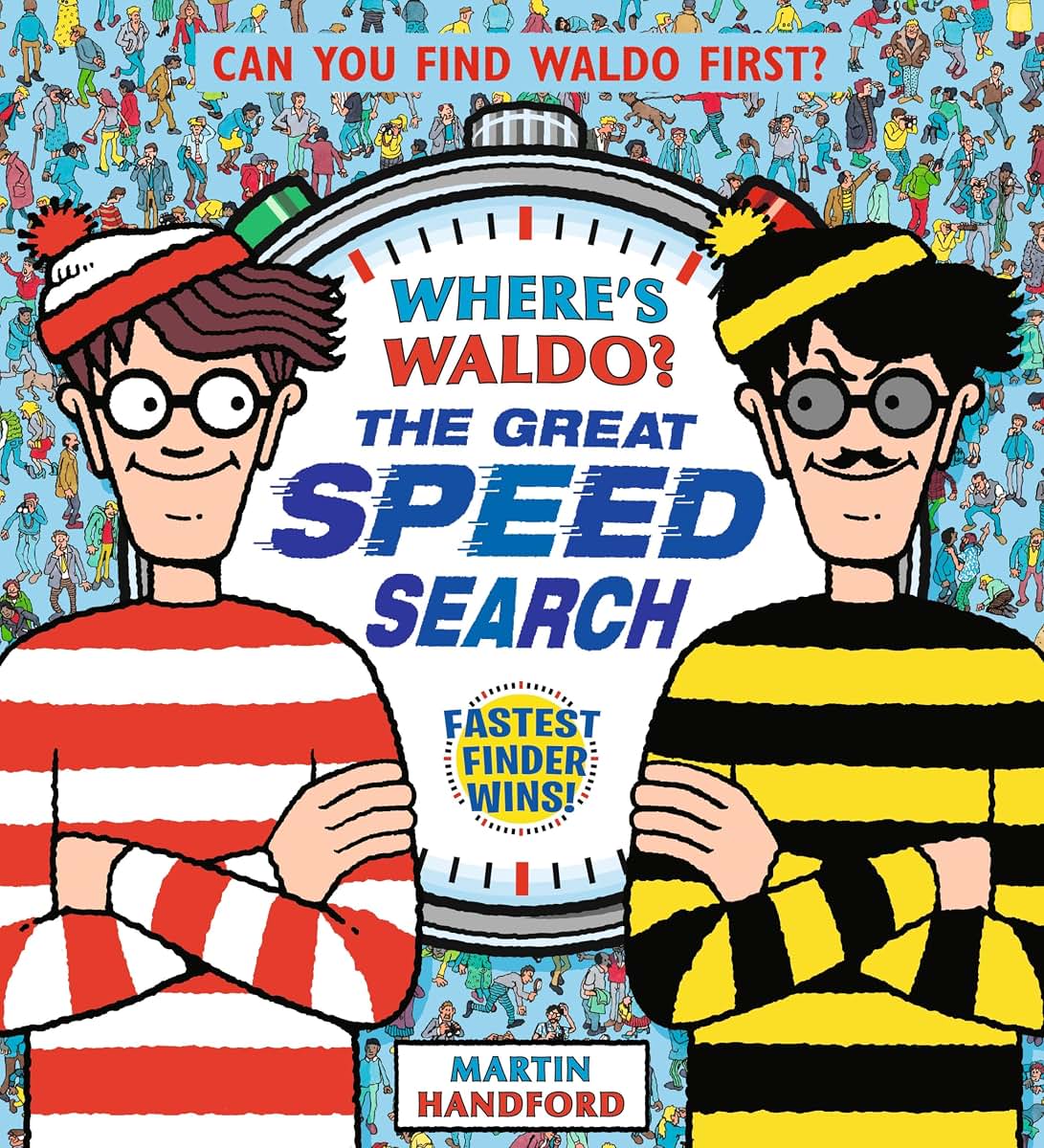 Where's Waldo?: The Great Speed Search: (A Hidden Object Activity Book that Lays Flat for Head-to-Head Competition with Friends & Family - a Perfect Gift for All Ages)