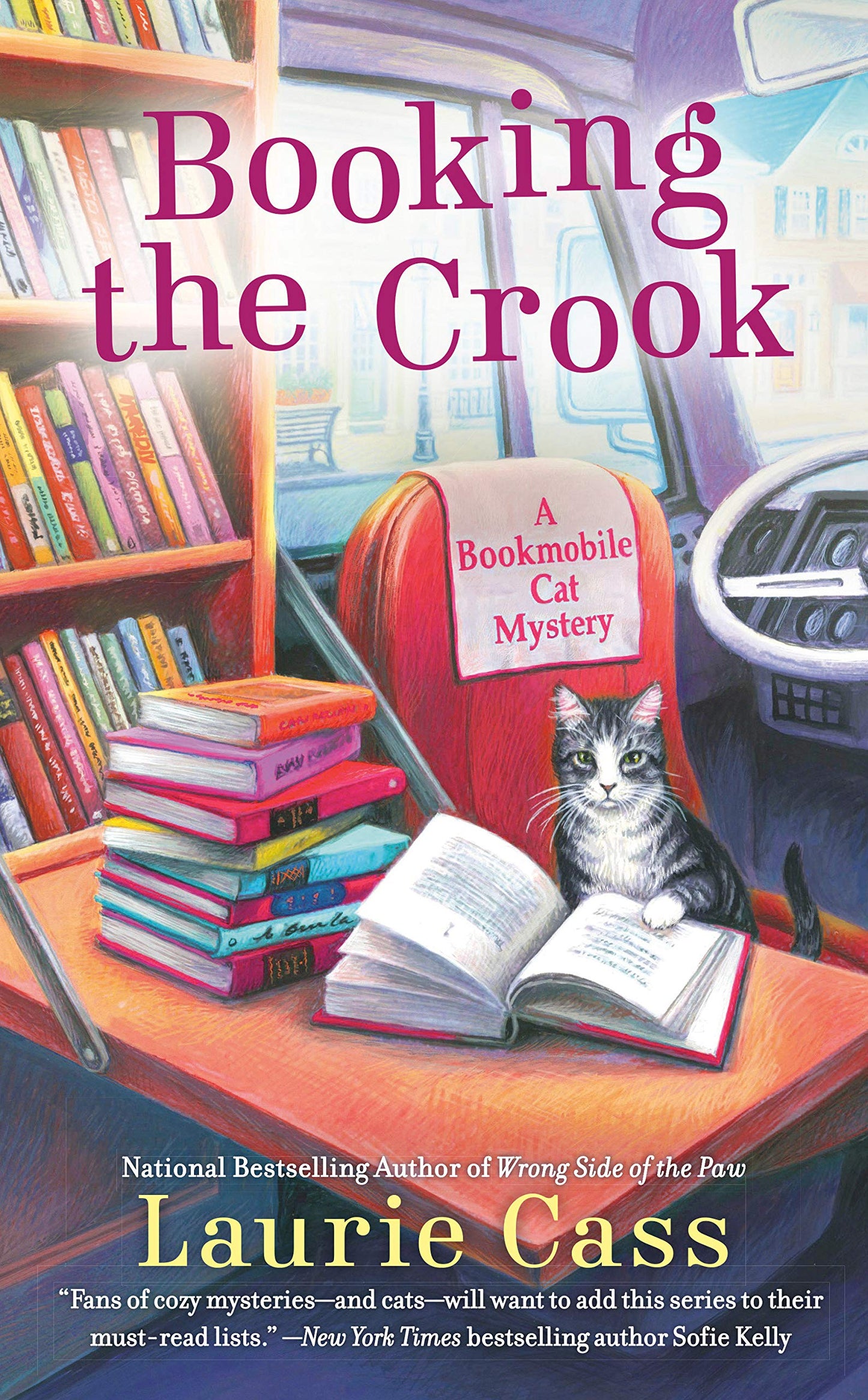 Booking the Crook (A Bookmobile Cat Mystery)
