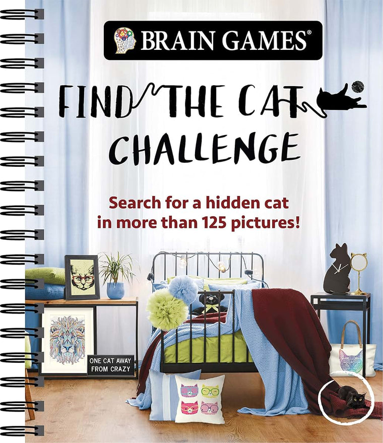 Brain Games - Find the Cat Challenge: Search for a Hidden Cat in More Than 125 Pictures! (Volume 2) (Brain Games - Picture Puzzles)