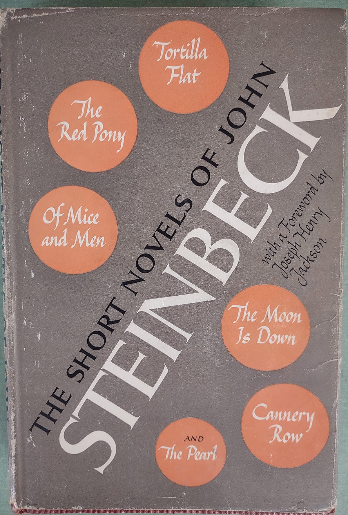 The Short Novels of John Steinbeck With an Introduction By Joseph Henry Jackson