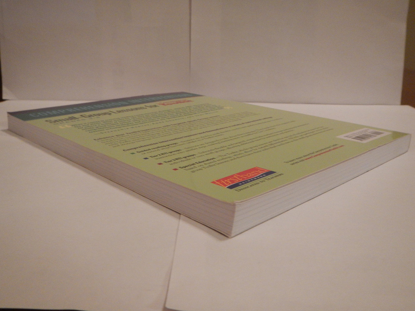 Comprehension Intervention: Small-Group Lessons for the Comp