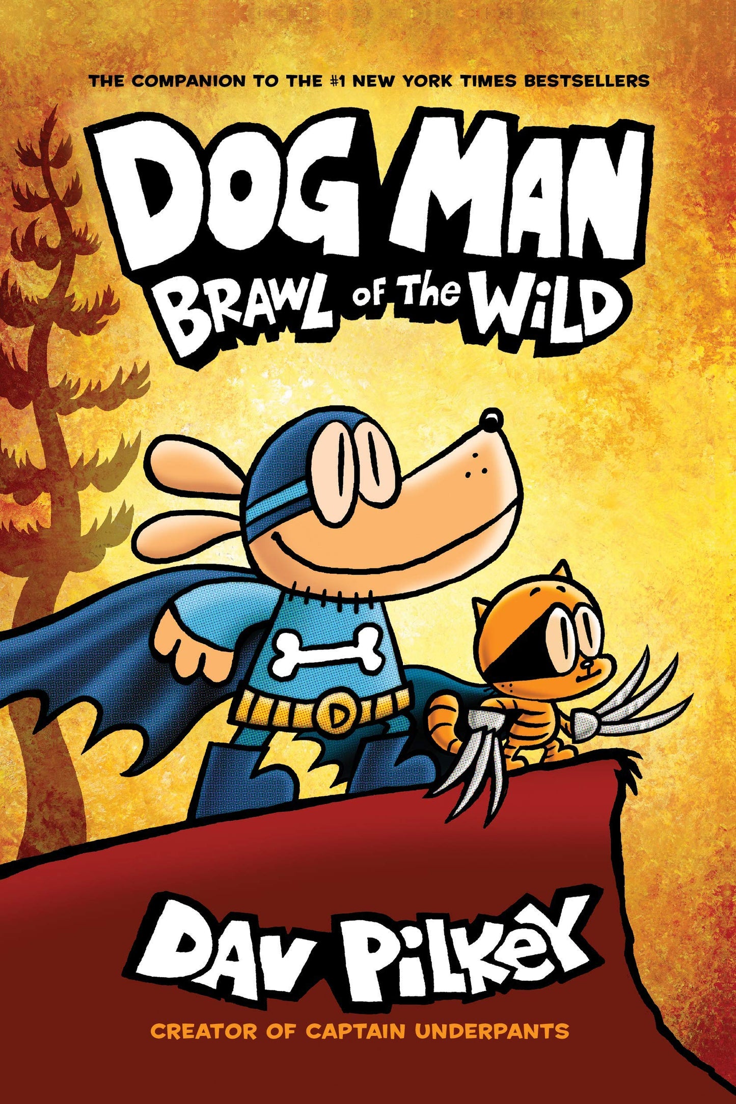 Dog Man Series (6-10) Collection 5 Books Collection Set By Dav Pilkey (Brawl of the Wild, For Whom the Ball Rolls, Fetch-22, Grime and Punishment, Mothering Heights