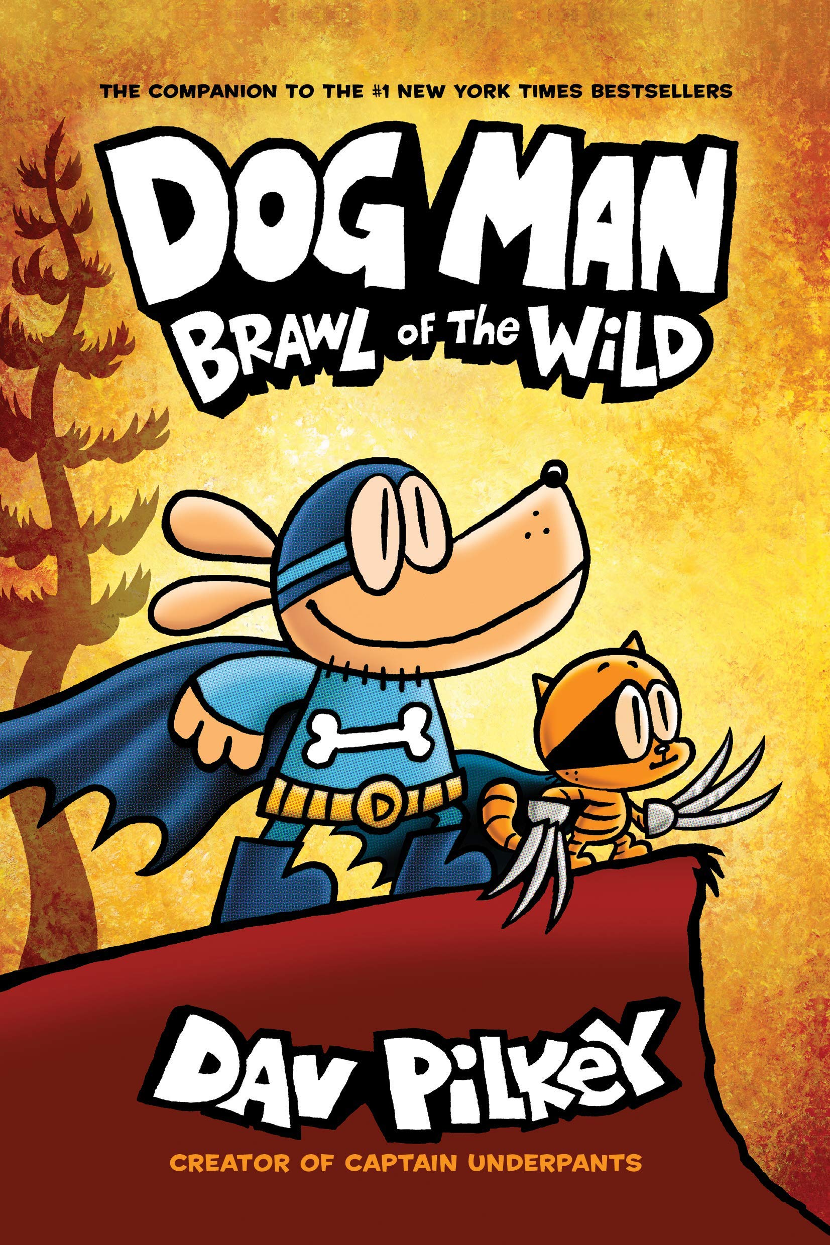 Dog Man Series (6-10) Collection 5 Books Collection Set By Dav Pilkey (Brawl of the Wild, For Whom the Ball Rolls, Fetch-22, Grime and Punishment, Mothering Heights