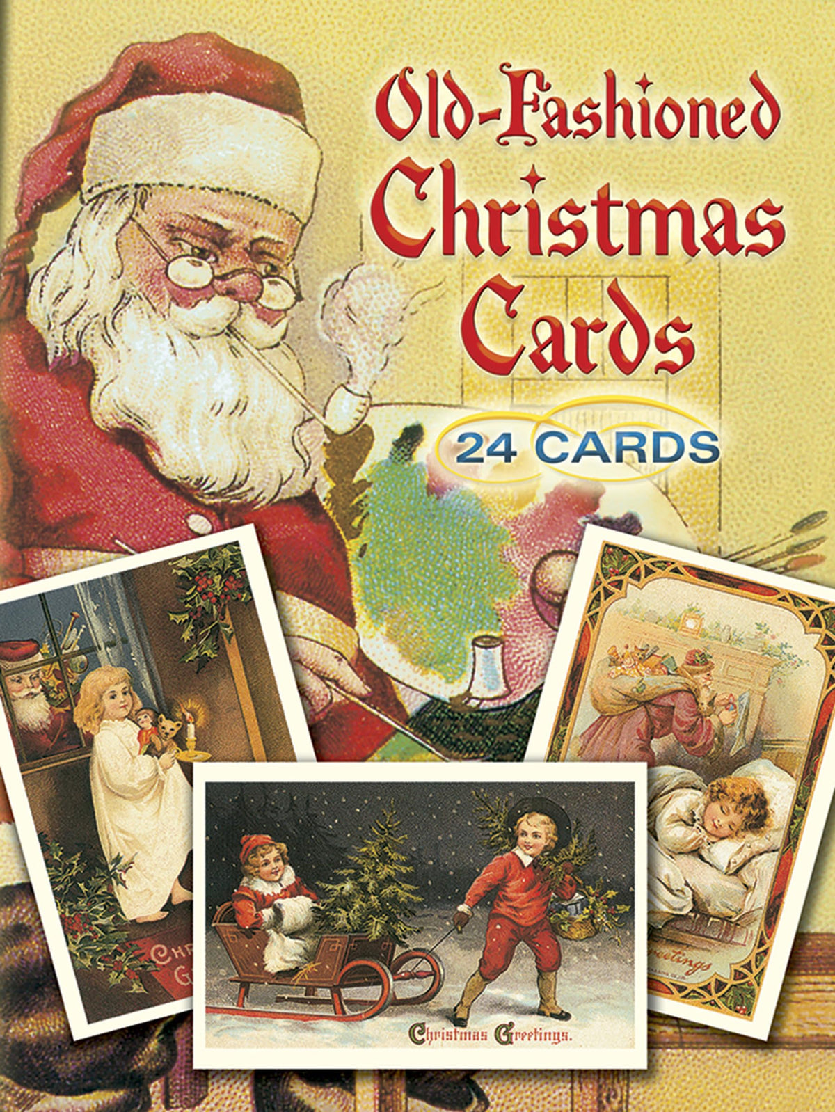 Old-Fashioned Christmas: 24 Postcards