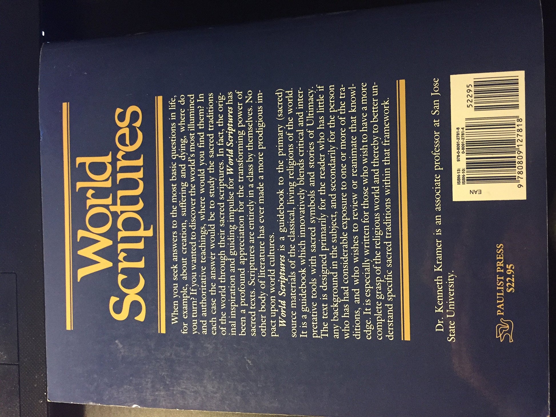 World Scriptures: An Introduction to Comparative Religions