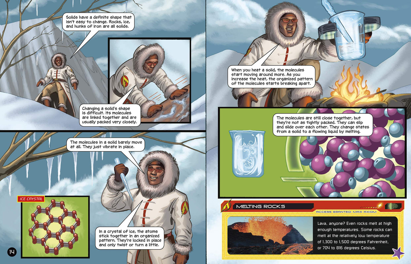 The Solid Truth about States of Matter with Max Axiom, Super Scientist: 4D An Augmented Reading Science Experience (Graphic Science 4D)