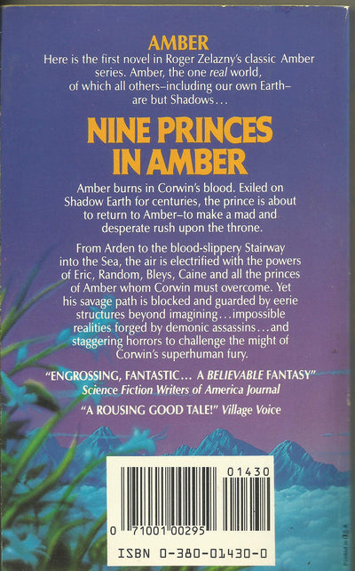 Nine Princes In Amber by Roger Zelazny