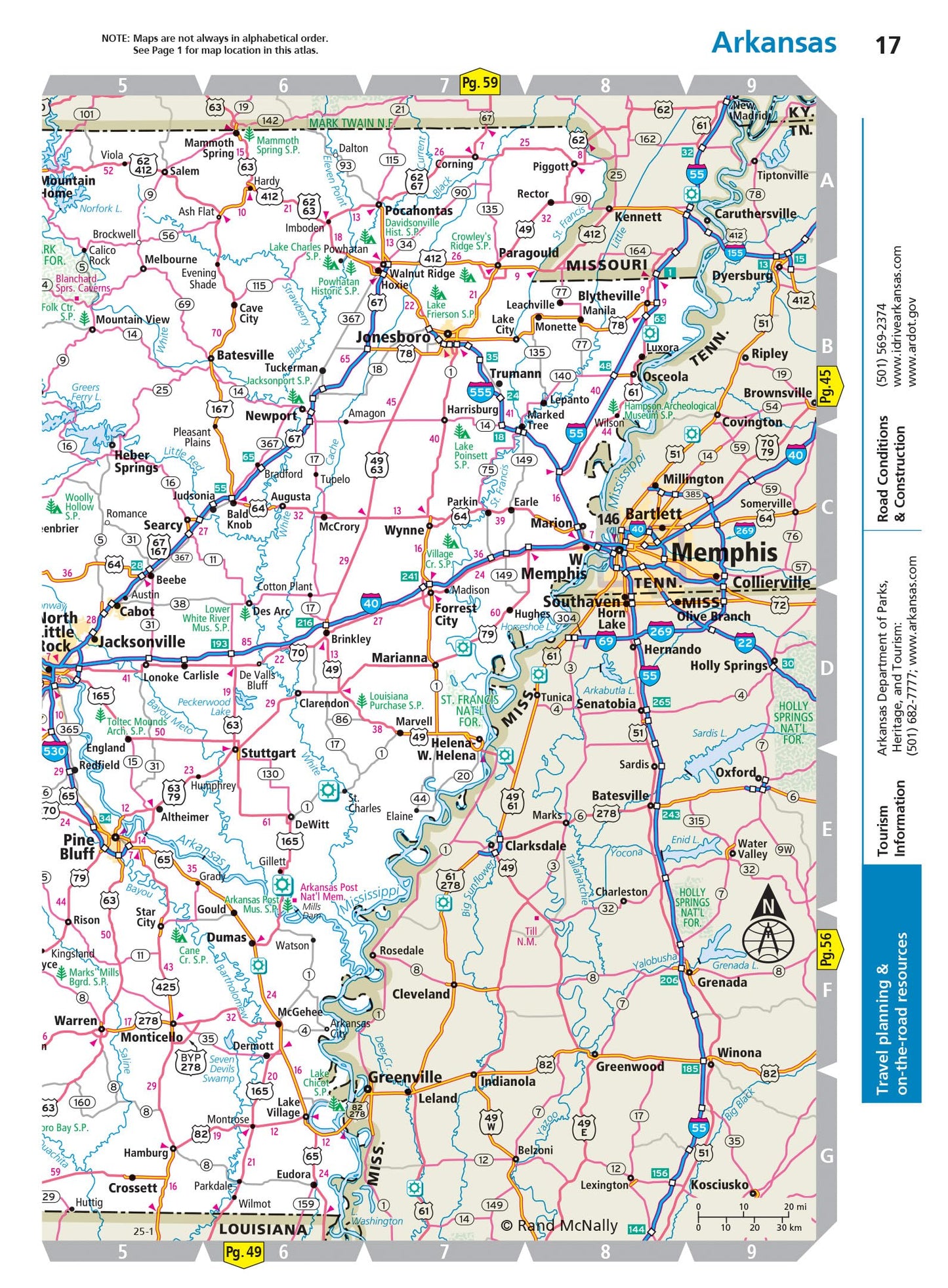 Rand McNally Midsize Easy to Read Road Atlas 2025