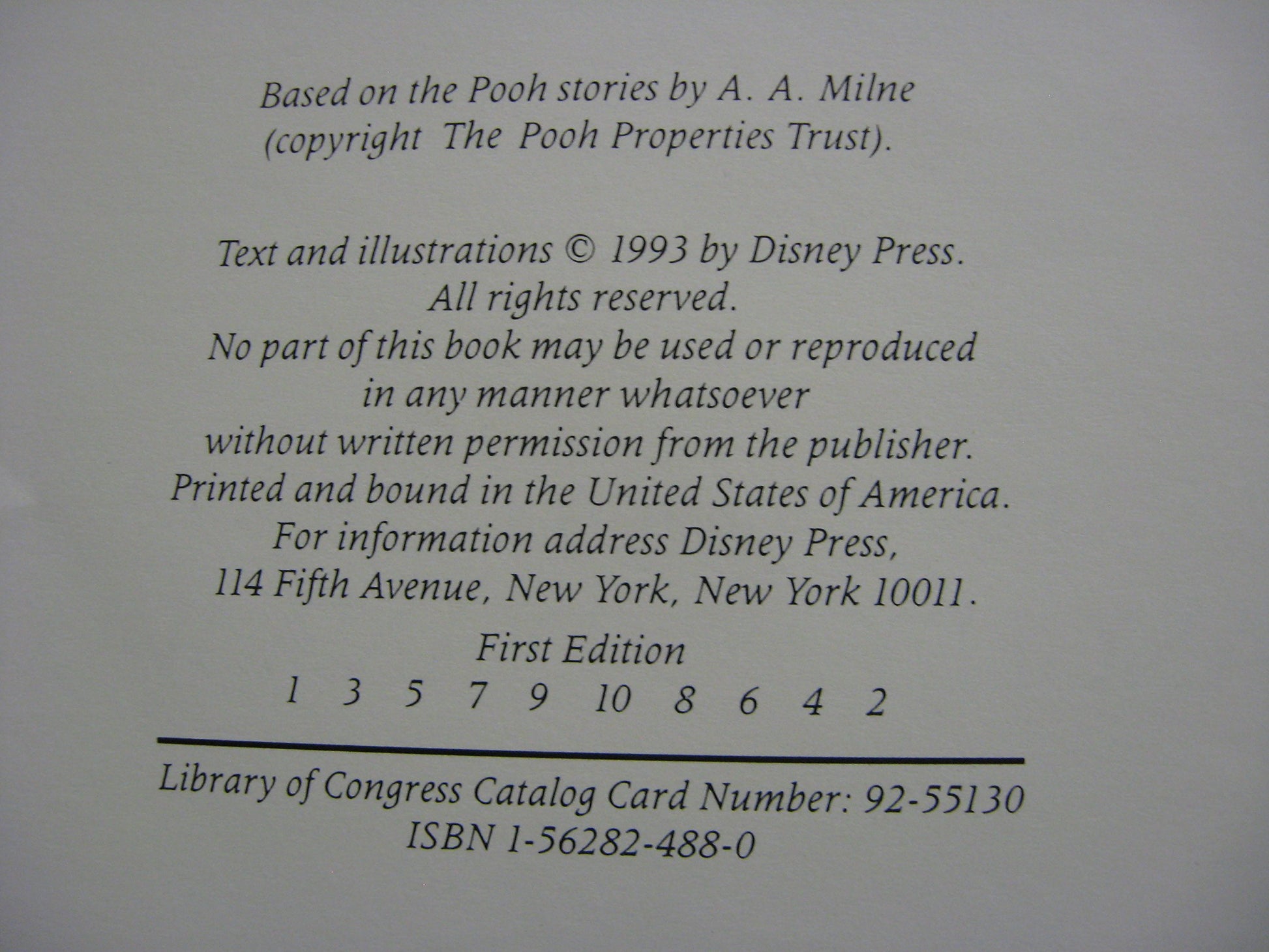 Walt Disney's Winnie the Pooh and the Blustery Day