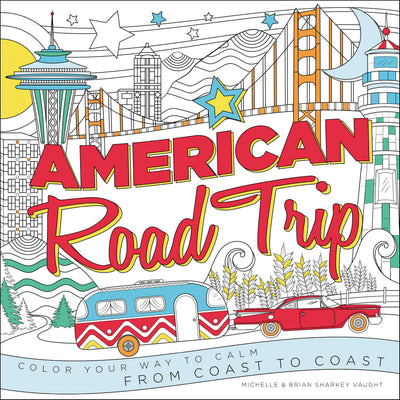 American Road Trip: Color Your Way to Calm from Coast to Coast