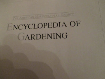 American Horticultural Society Encyclopedia of Gardening