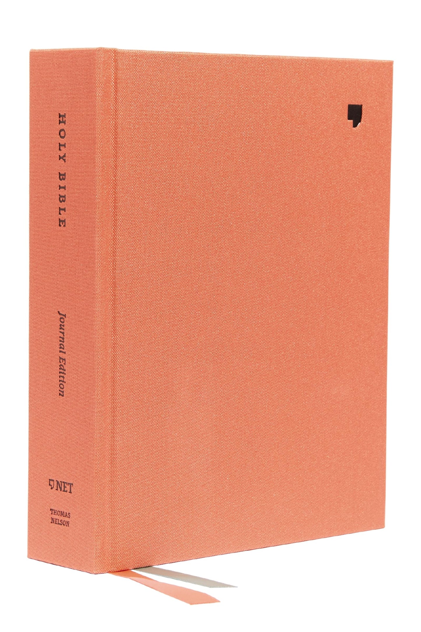 NET Bible, Journal Edition, Cloth over Board, Coral, Comfort Print: Holy Bible