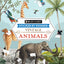 Brain Games - Sticker by Number - Vintage: Animals (28 Images to Sticker)