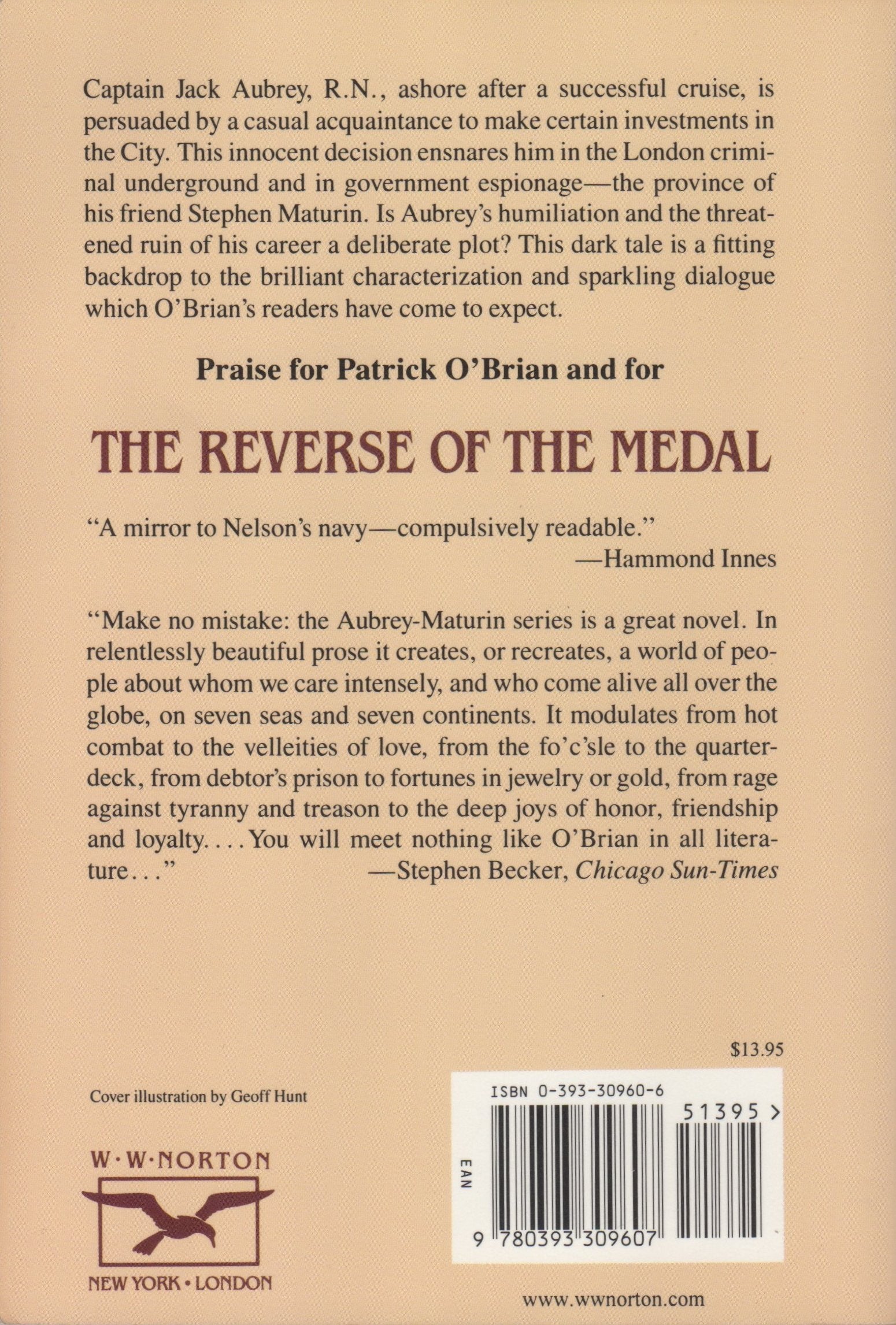 The Reverse of the Medal (Aubrey/Maturin Novels, 11) (Book 11)