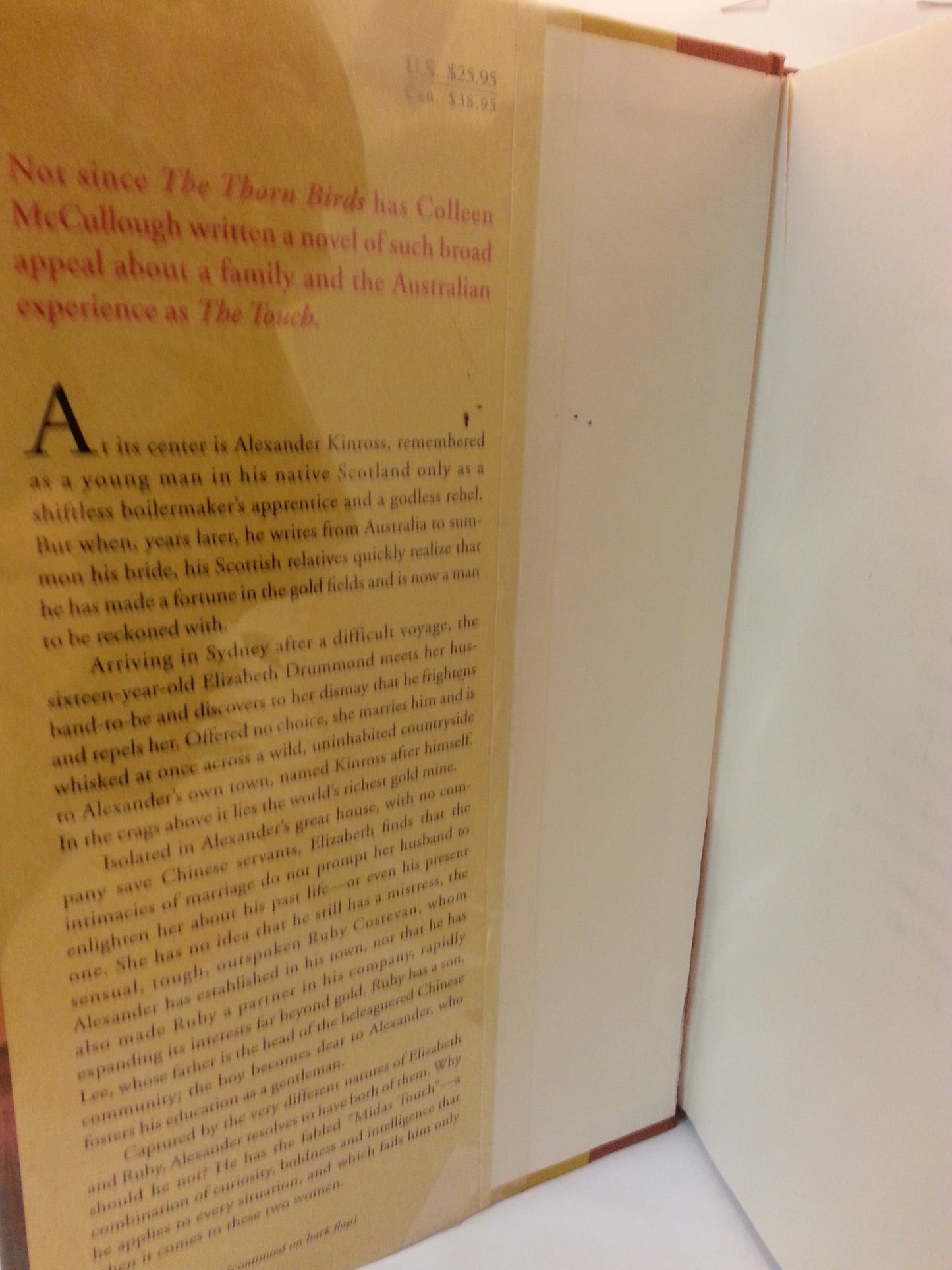 The Touch by McCullough, Colleen