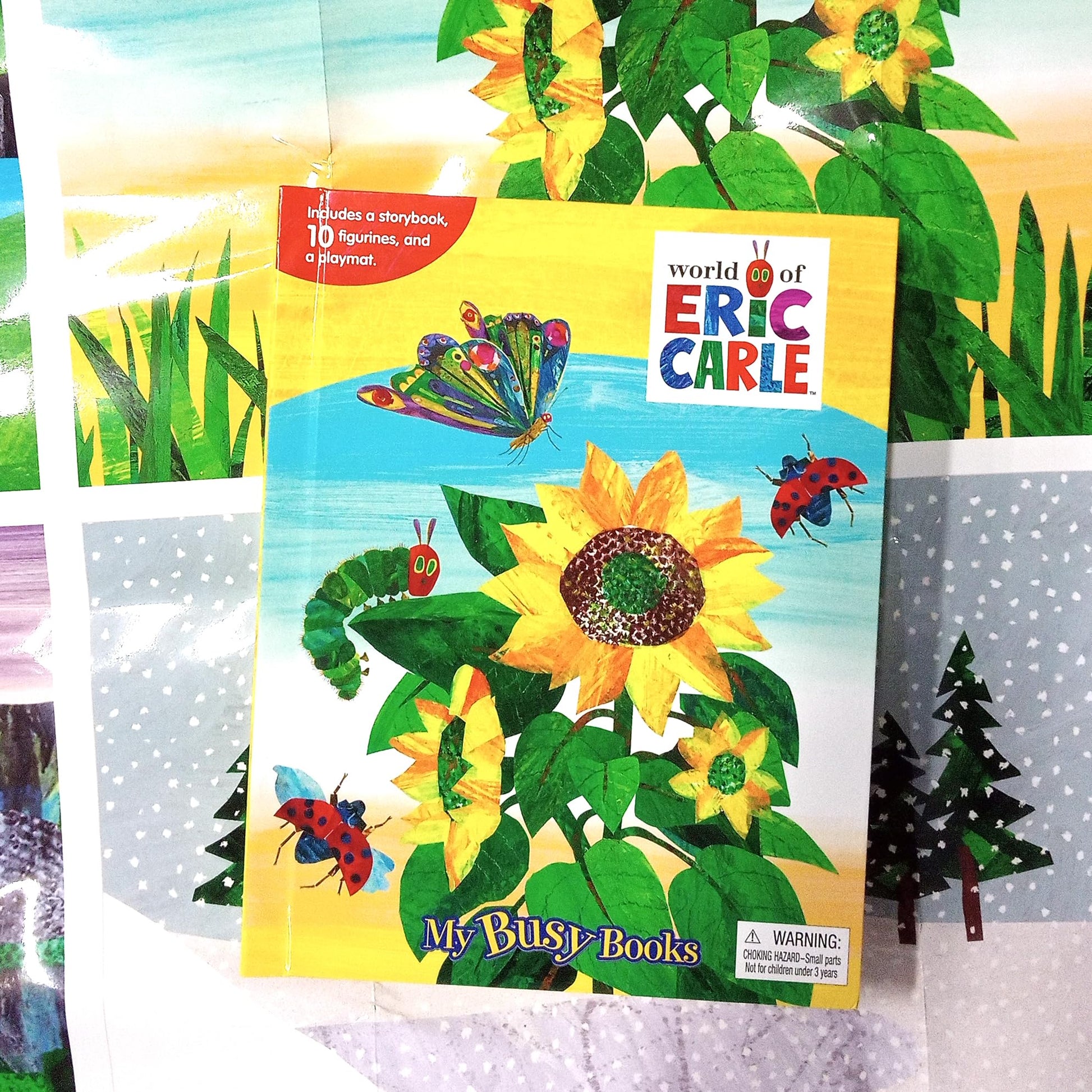 The World of Eric Carle My Busy Books - Storybook, 10 figurines, playmat
