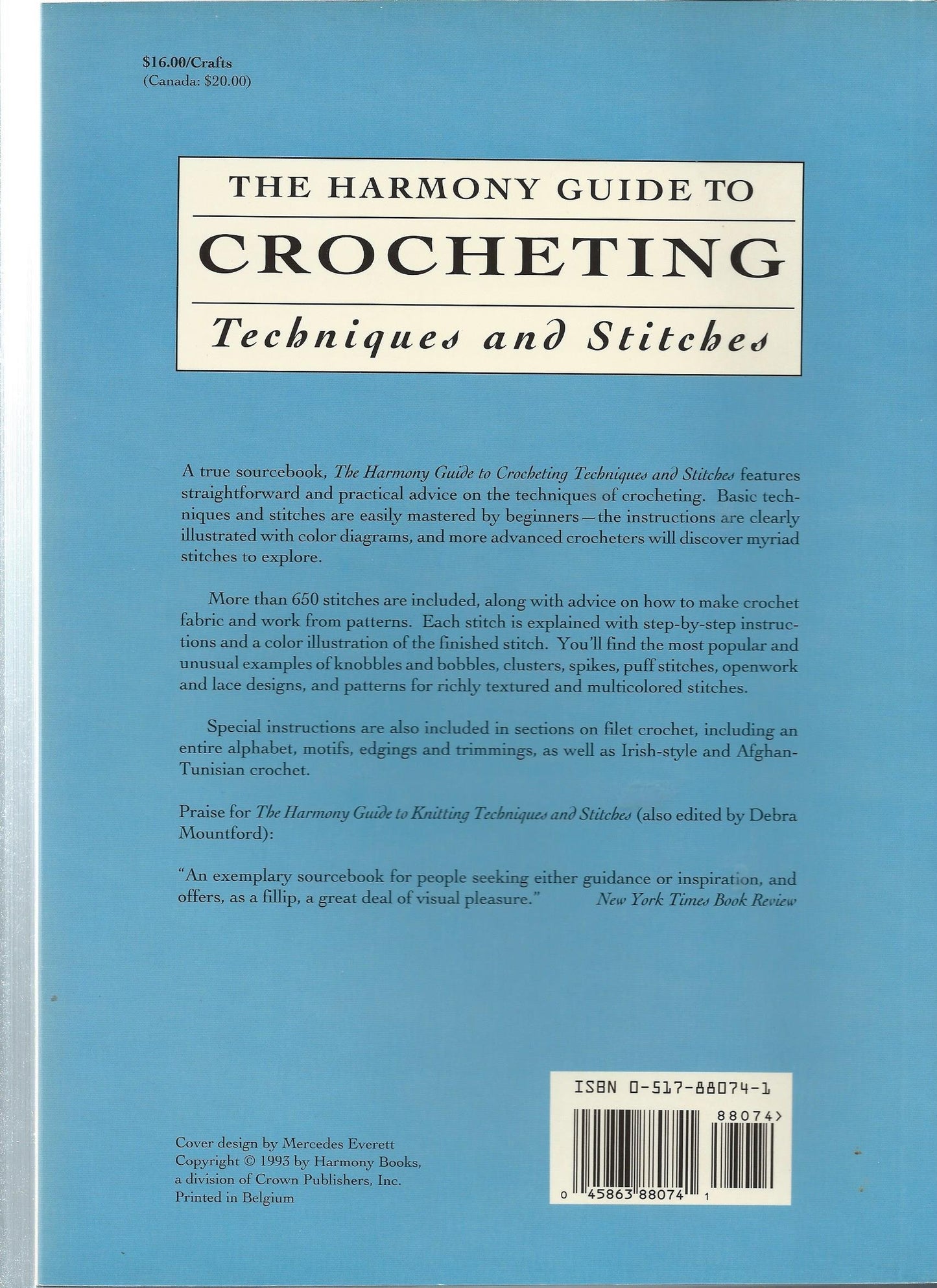 The Harmony Guide To Crocheting: Techniques and Stitches by