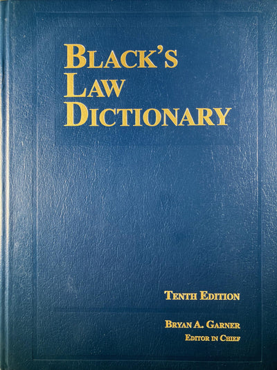 Black's Law Dictionary, 10th Edition