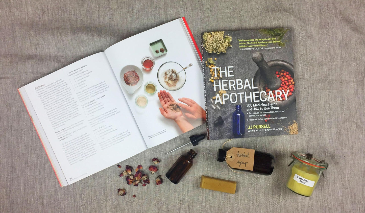 The Herbal Apothecary: 100 Medicinal Herbs and How to Use Them