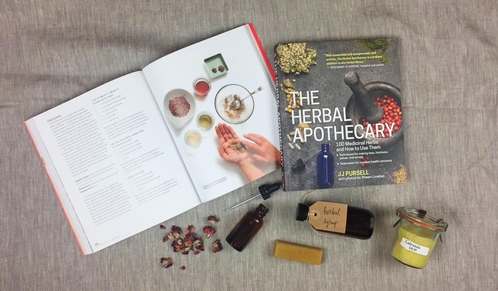 The Herbal Apothecary: 100 Medicinal Herbs and How to Use Them