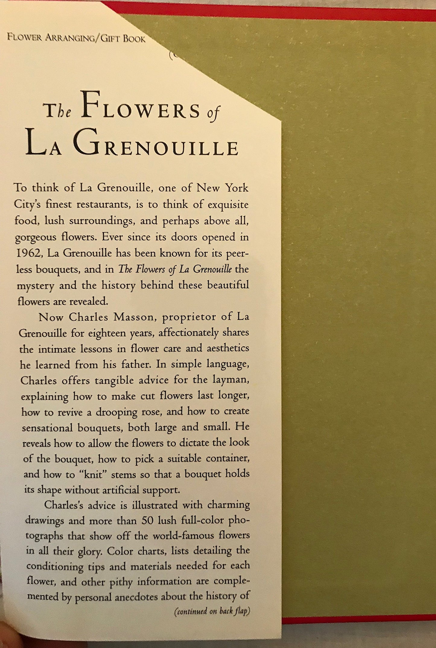 The Flowers of La Grenouille