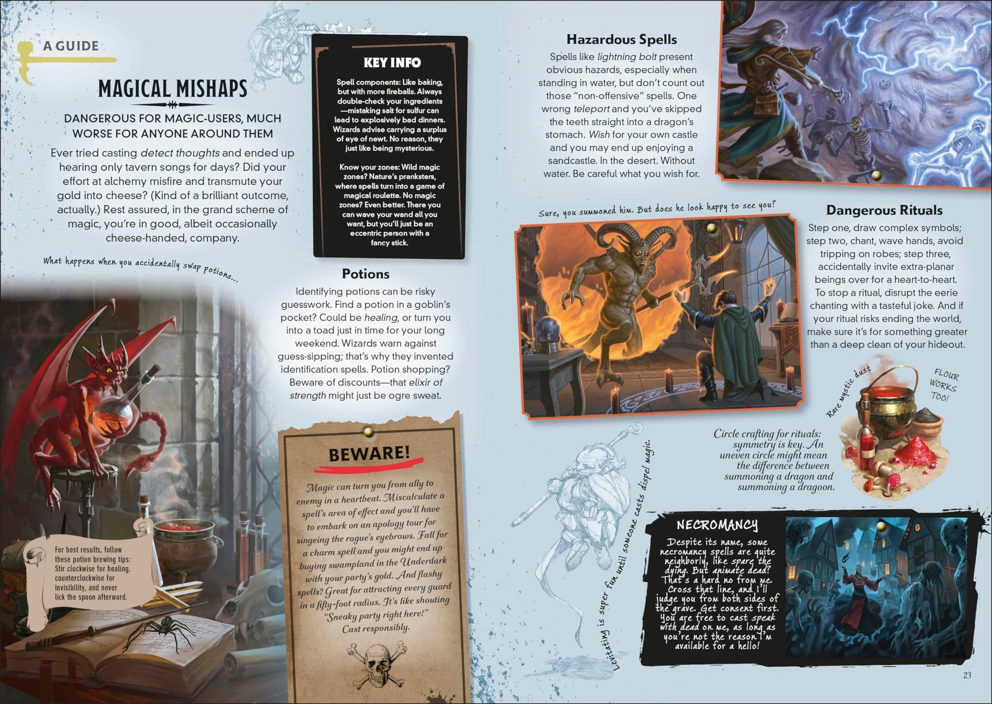 Dungeons and Dragons How Not To Get Eaten by Owlbears