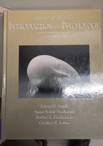 Atkinson and Hilgards Introduction to Psychology (with Lecture Notes and InfoTrac)