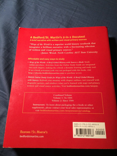 Ways of the World: A Brief Global History with Sources, Comb