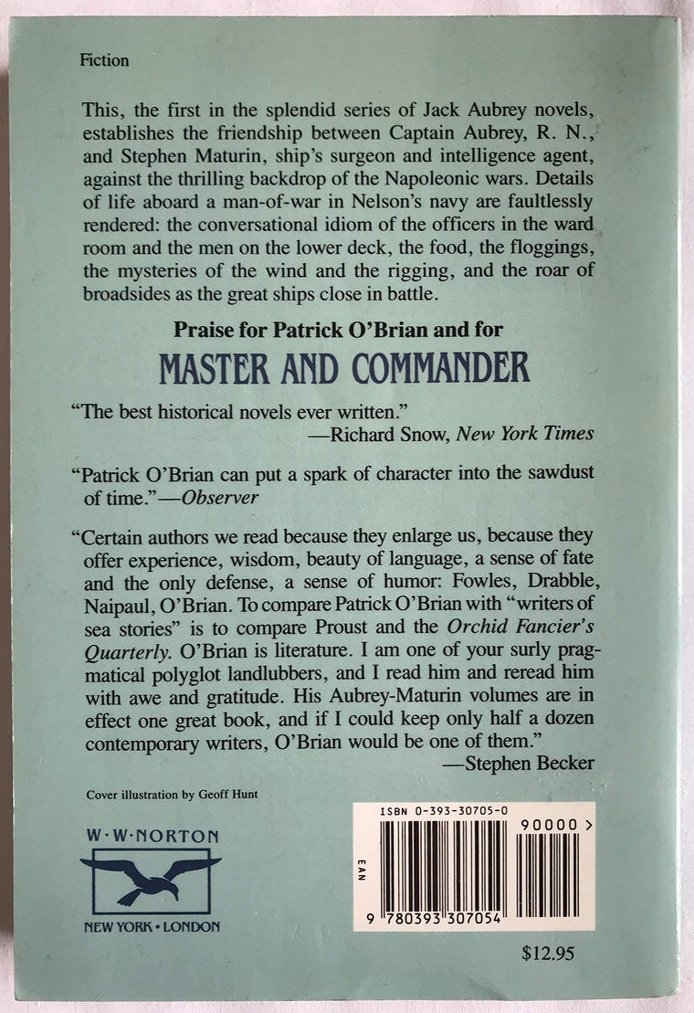 Master and Commander (Book 1) — back cover