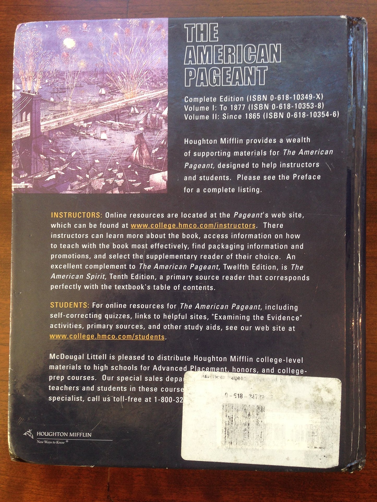 The American Pageant: A History of the Republic