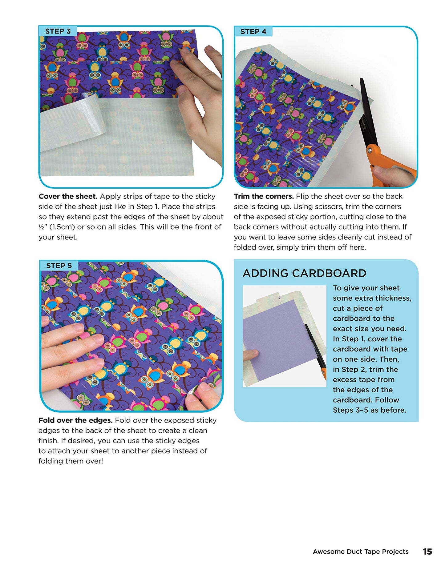 Awesome Duct Tape Projects: More than 50 Projects for Washi, Masking, and FrogTape (R): Totally Original Designs (Design Originals) Ultimate Duct Tape Idea & Activity Book for Boys & Girls [Book Only]