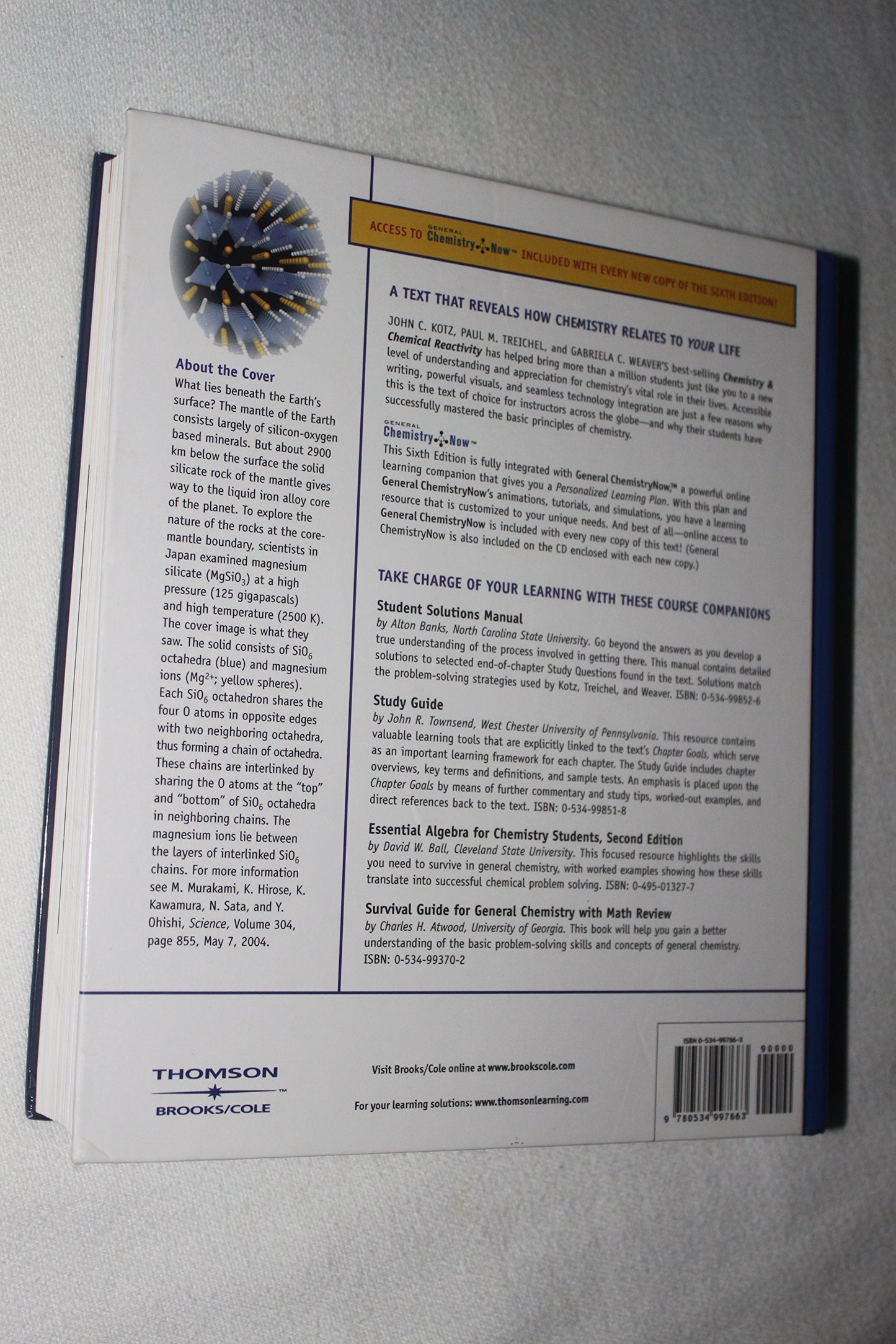 Chemistry and Chemical Reactivity (with General ChemistryNOW CD-ROM) (Available Titles CengageNOW)