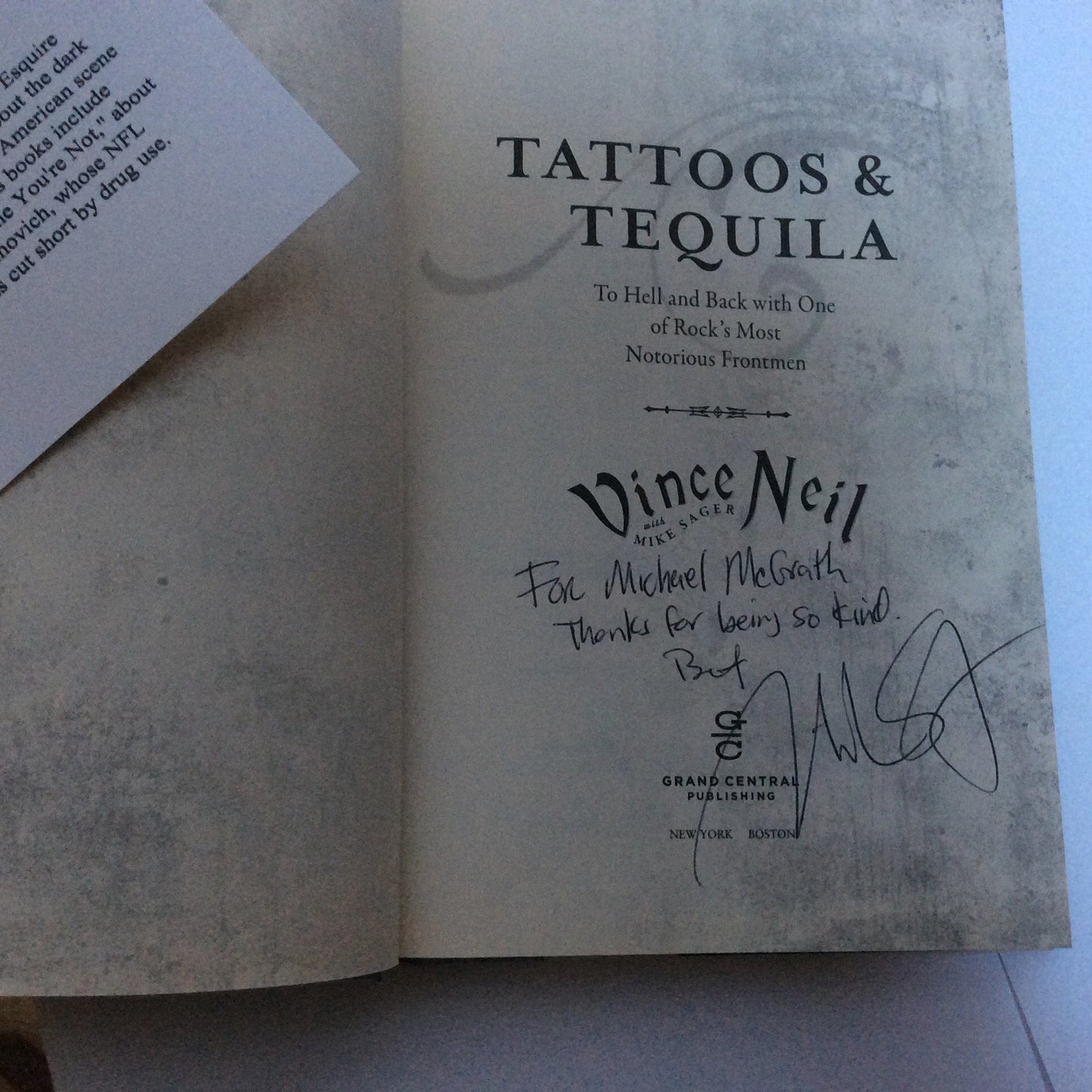 Tattoos & Tequila: To Hell and Back with One of Rock's Most Notorious Frontmen