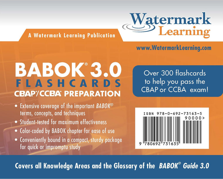BABOK 3.0 Flashcards