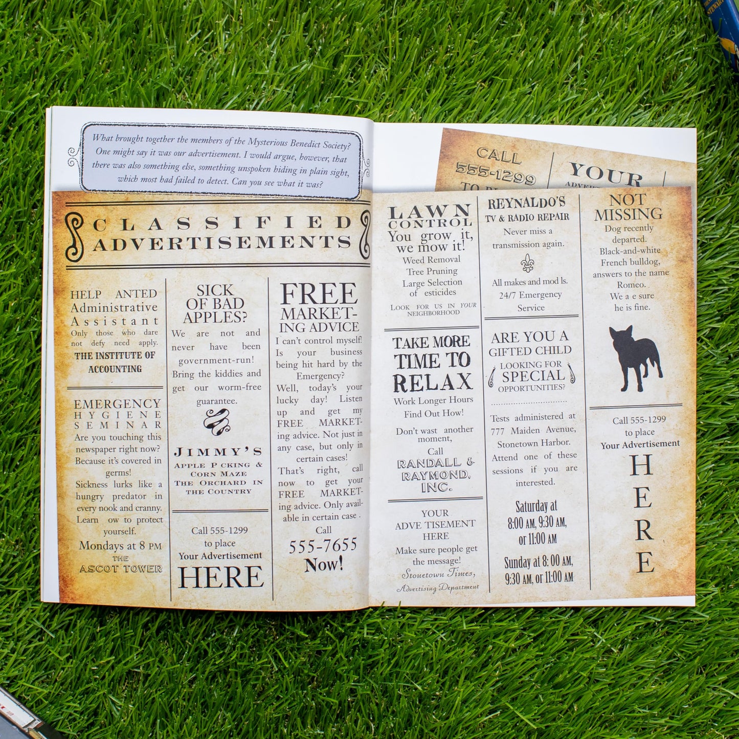 The Mysterious Benedict Society: Mr. Benedict's Book of Perplexing Puzzles, Elusive Enigmas, and Curious