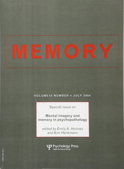 Mental Imagery and Memory in Psychopathology (Special Issues of Memory)