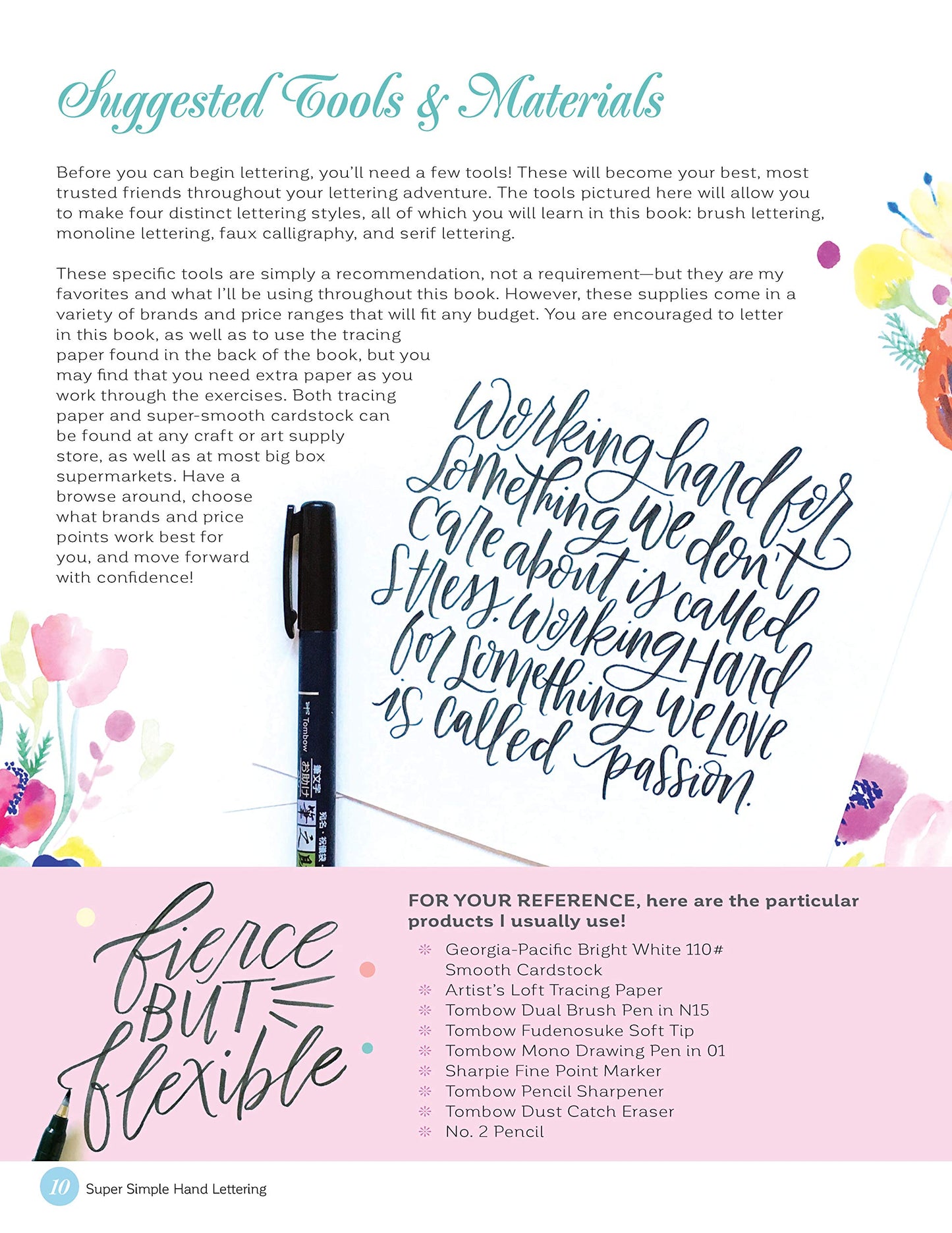 Super Simple Hand Lettering: 20 Traceable Alphabets, Easy Projects, Practice Sheets & More! (Design Originals) Includes Technique Guides, Skill-Building Exercises, Art Prints, & Vellum Tracing Paper