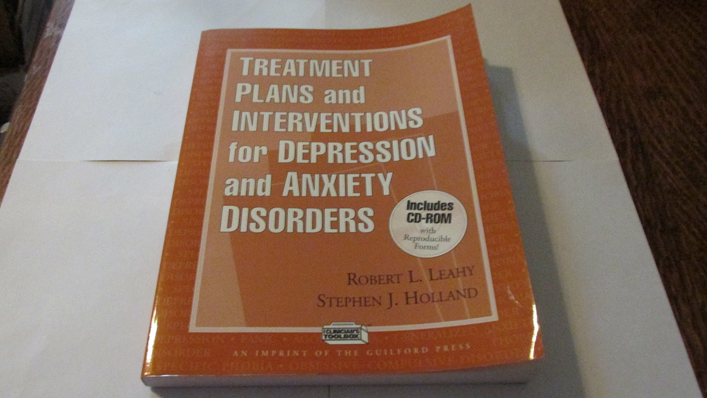 Treatment Plans and Interventions for Depression and Anxiety