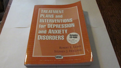 Treatment Plans and Interventions for Depression and Anxiety
