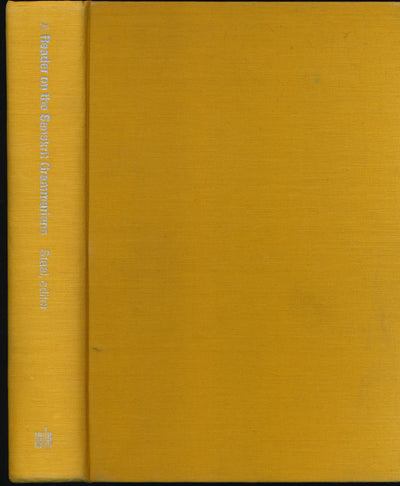A Reader on the Sanskrit Grammarians