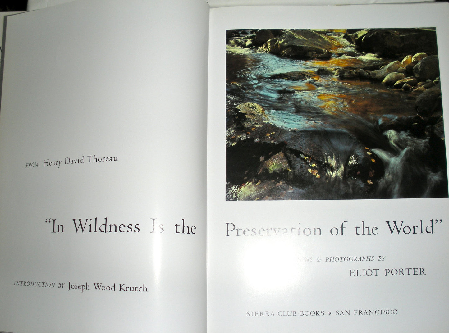 In Wildness is the Preservation of the World