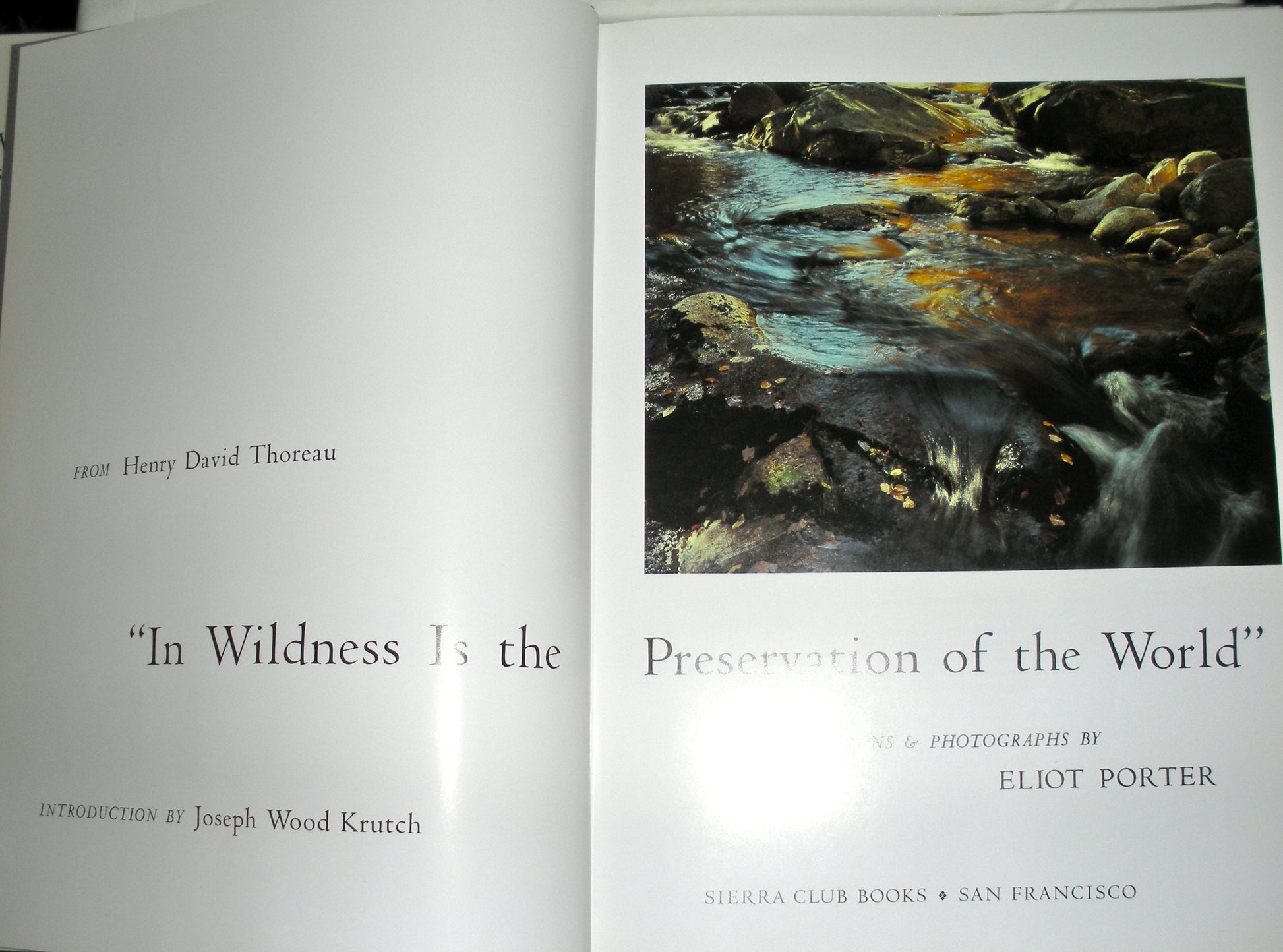 In Wildness is the Preservation of the World