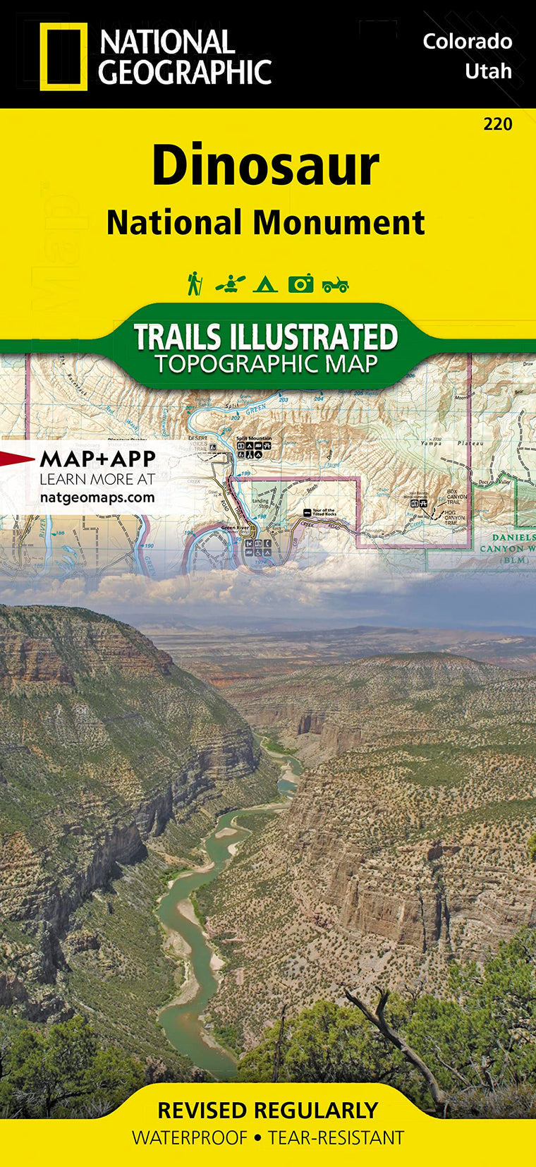 Dinosaur National Monument Map (National Geographic Trails Illustrated Map, 220)