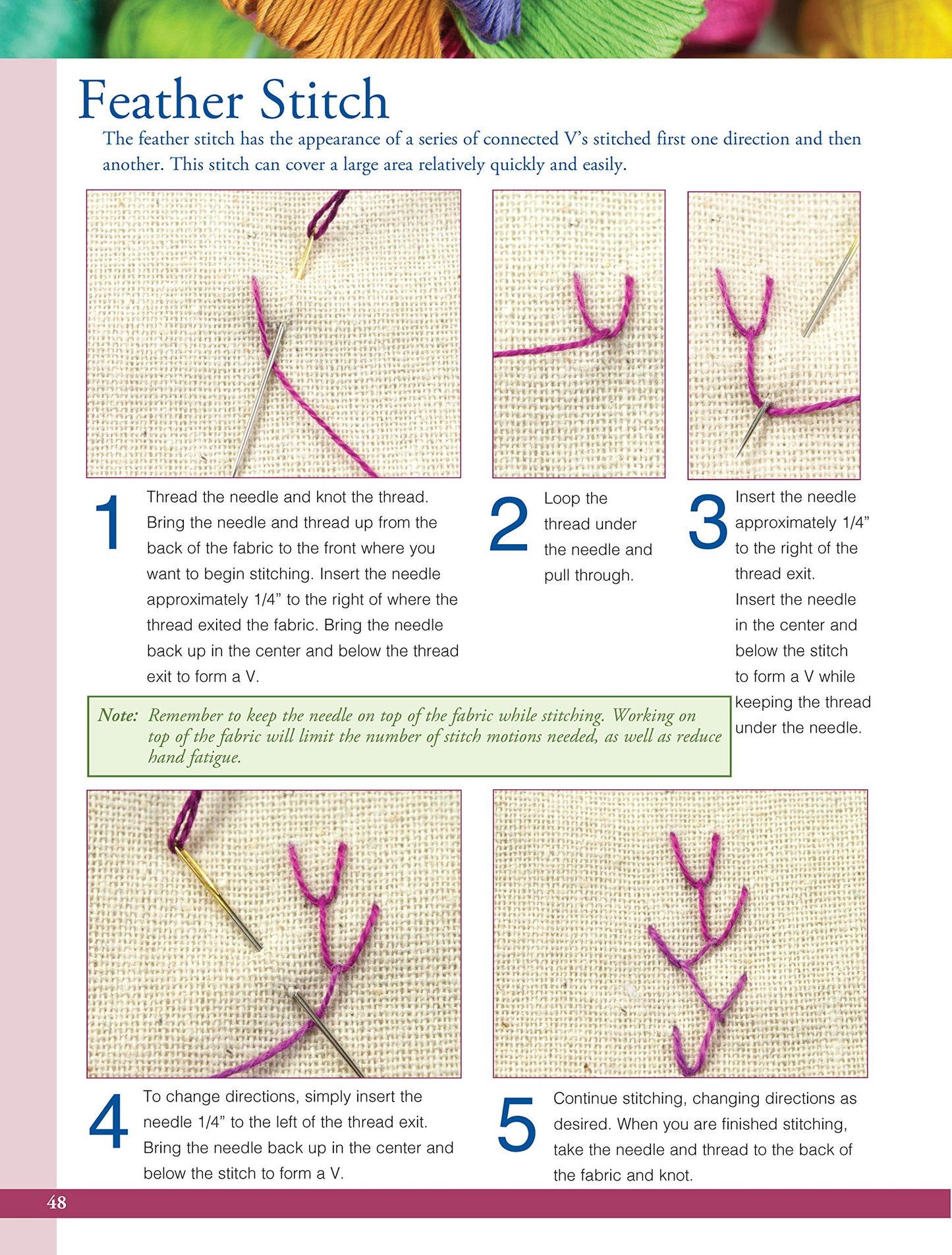 Modern Hand Stitching: Dozens of Stitches with Creative Free-Form Variations (Landauer) 35+ Essential Hand Embroidery Stitches with Step-by-Step Instructions, Variations, and Stitch Sampler Techniques