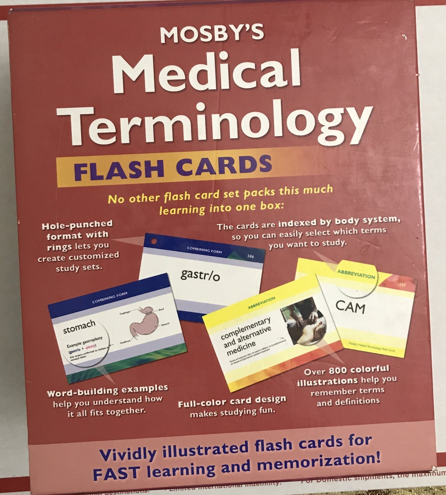 Mosby's Medical Terminology Flash Cards by Mosby