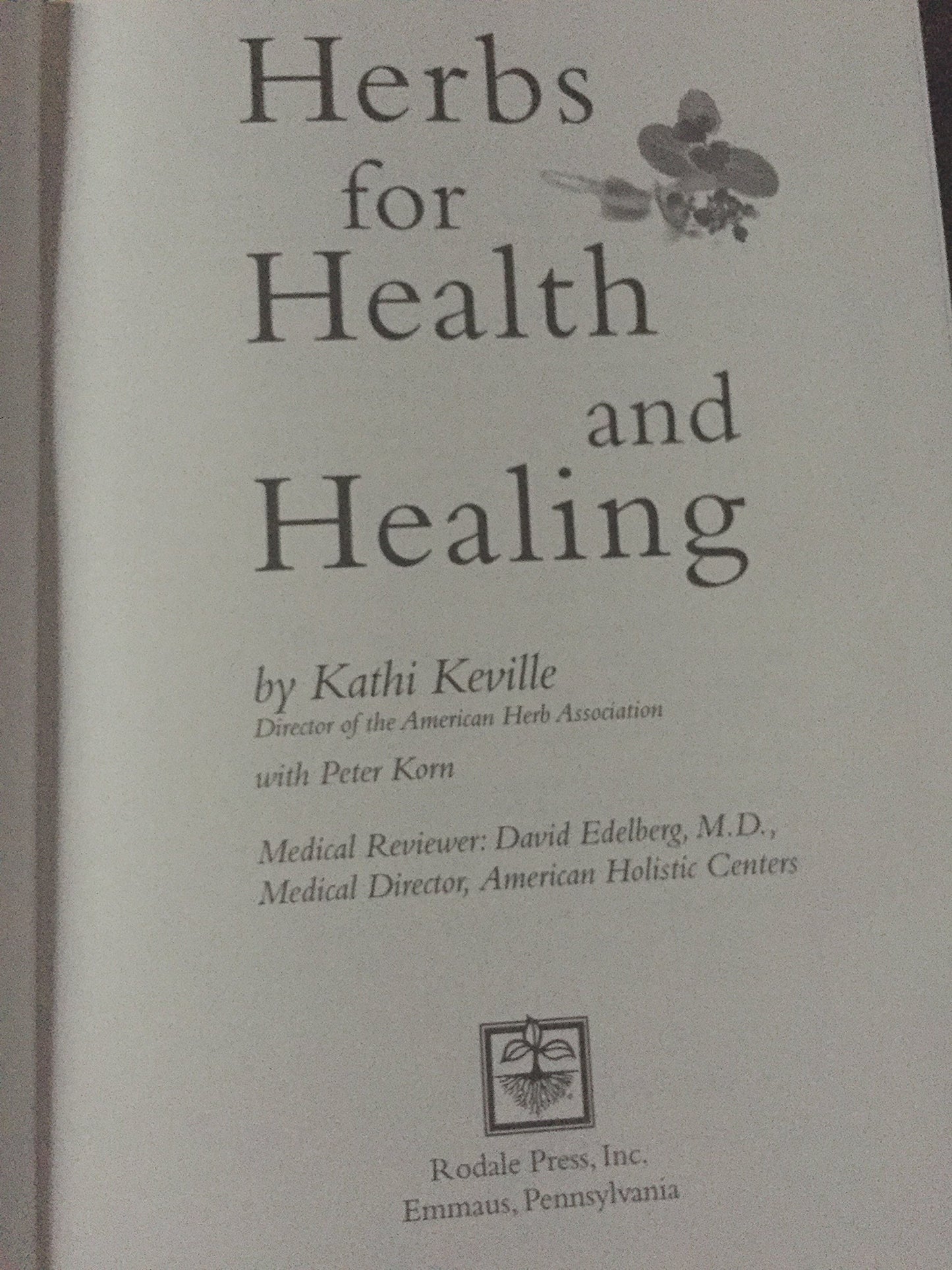 Herbs for Health and Healing